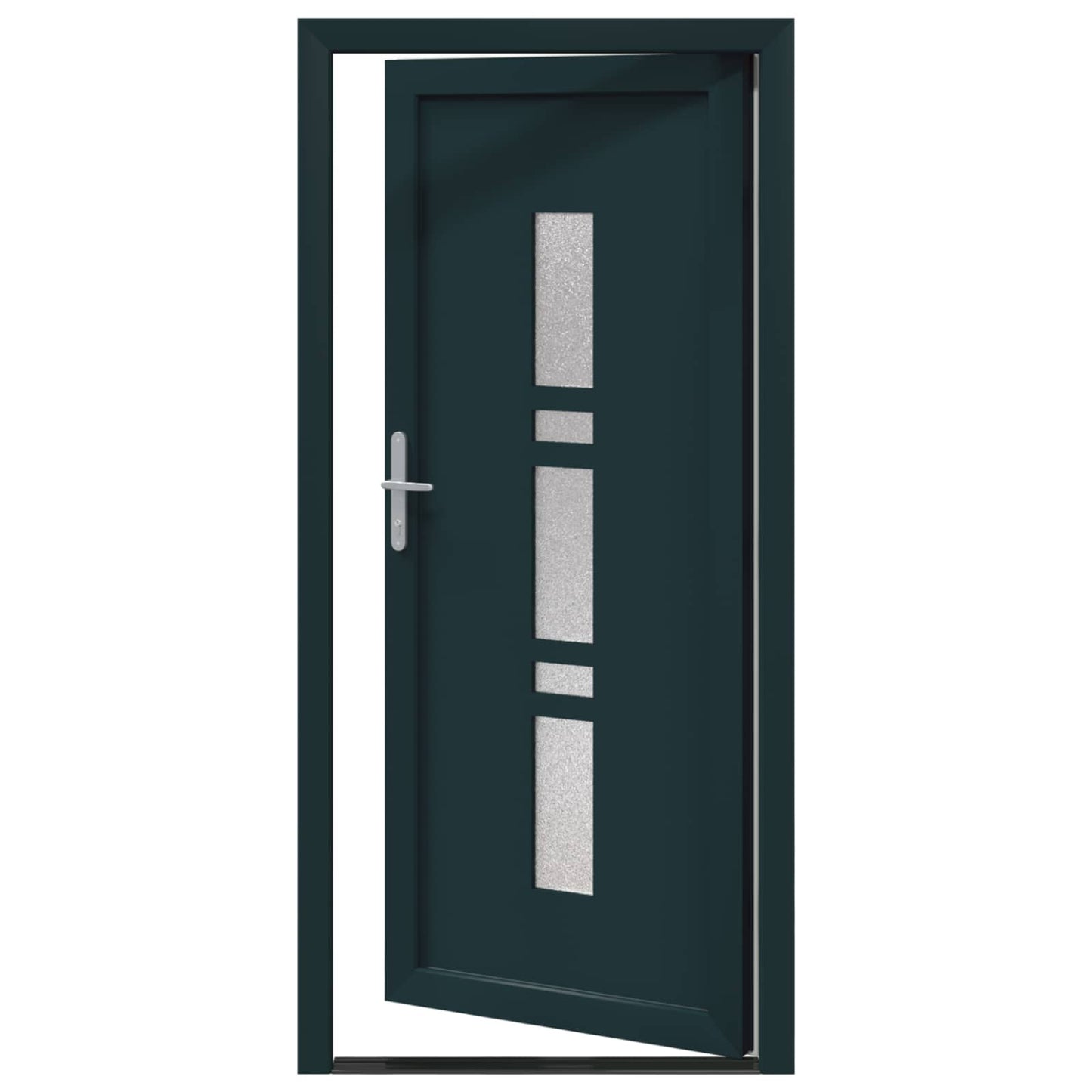 Hoveddør 88 x 200 cm PVC Antracit