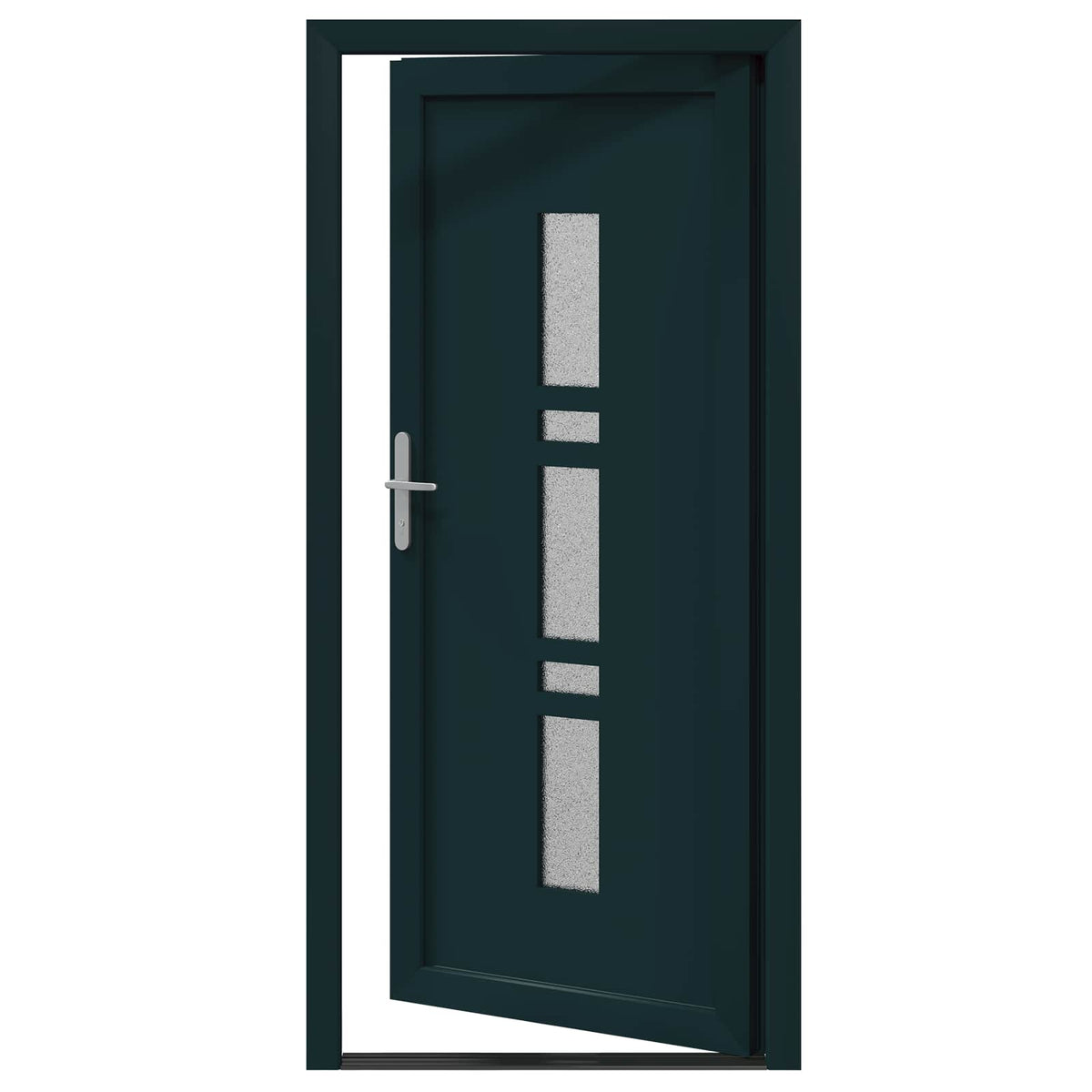Hoveddør 98 x 200 cm PVC Antracit