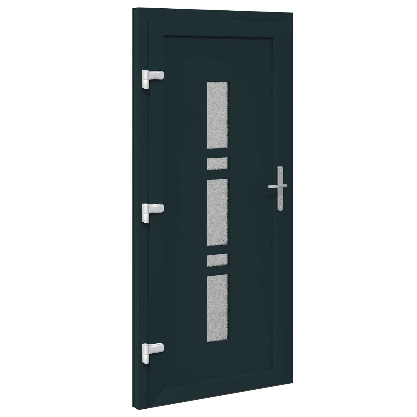 Hoveddør 98 x 200 cm PVC Antracit