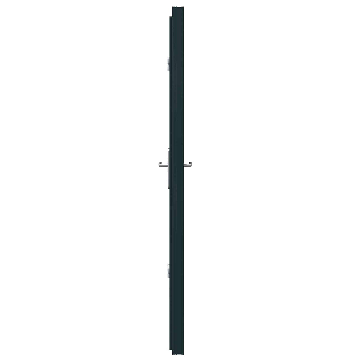 Hoveddør 98 x 200 cm PVC Antracit