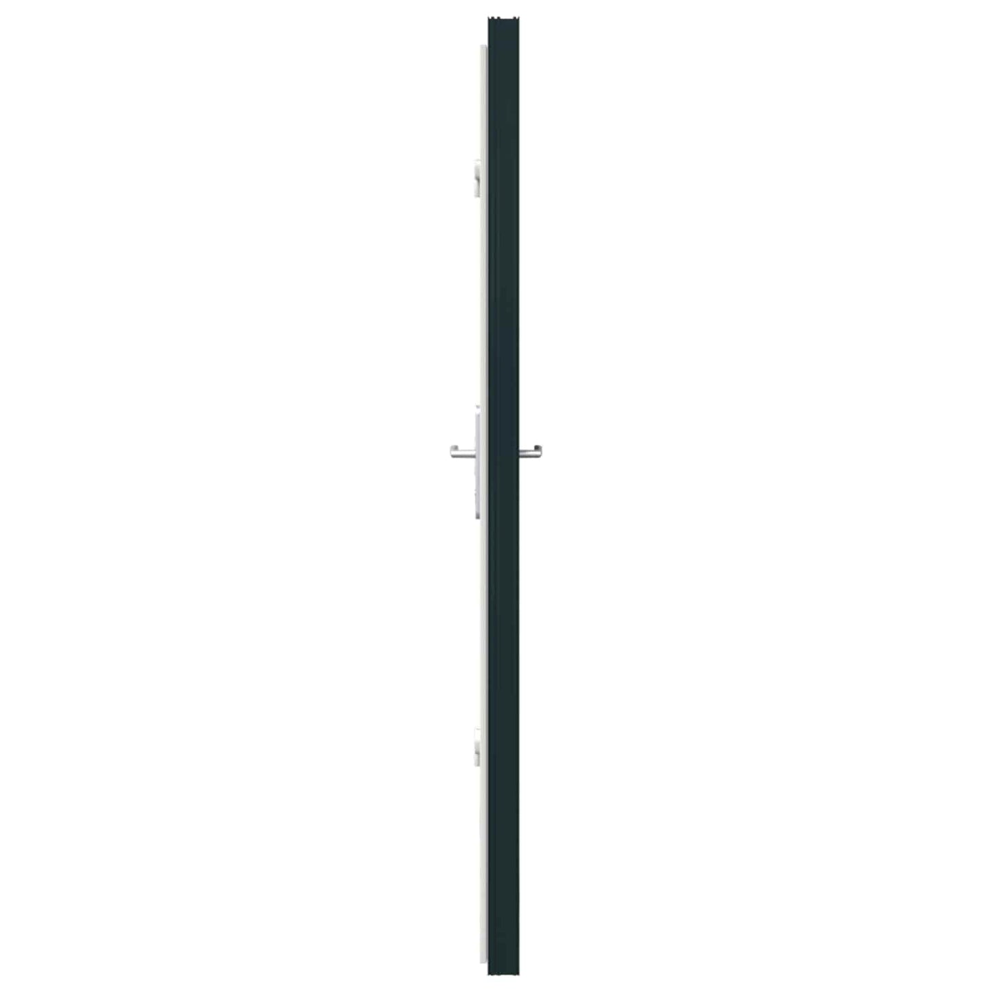 Hoveddør 98 x 208 cm PVC Antracit