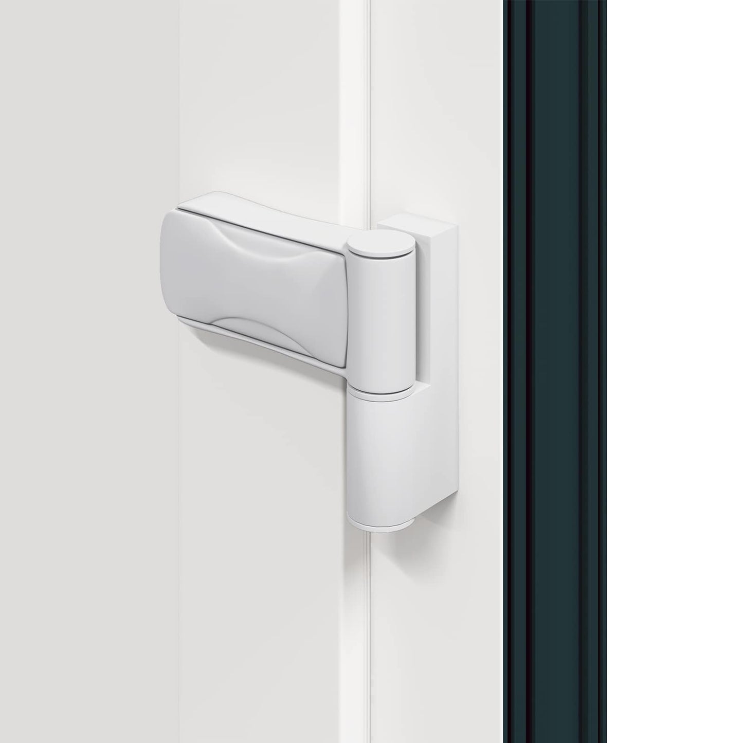 Hoveddør 88 x 200 cm PVC Antracit