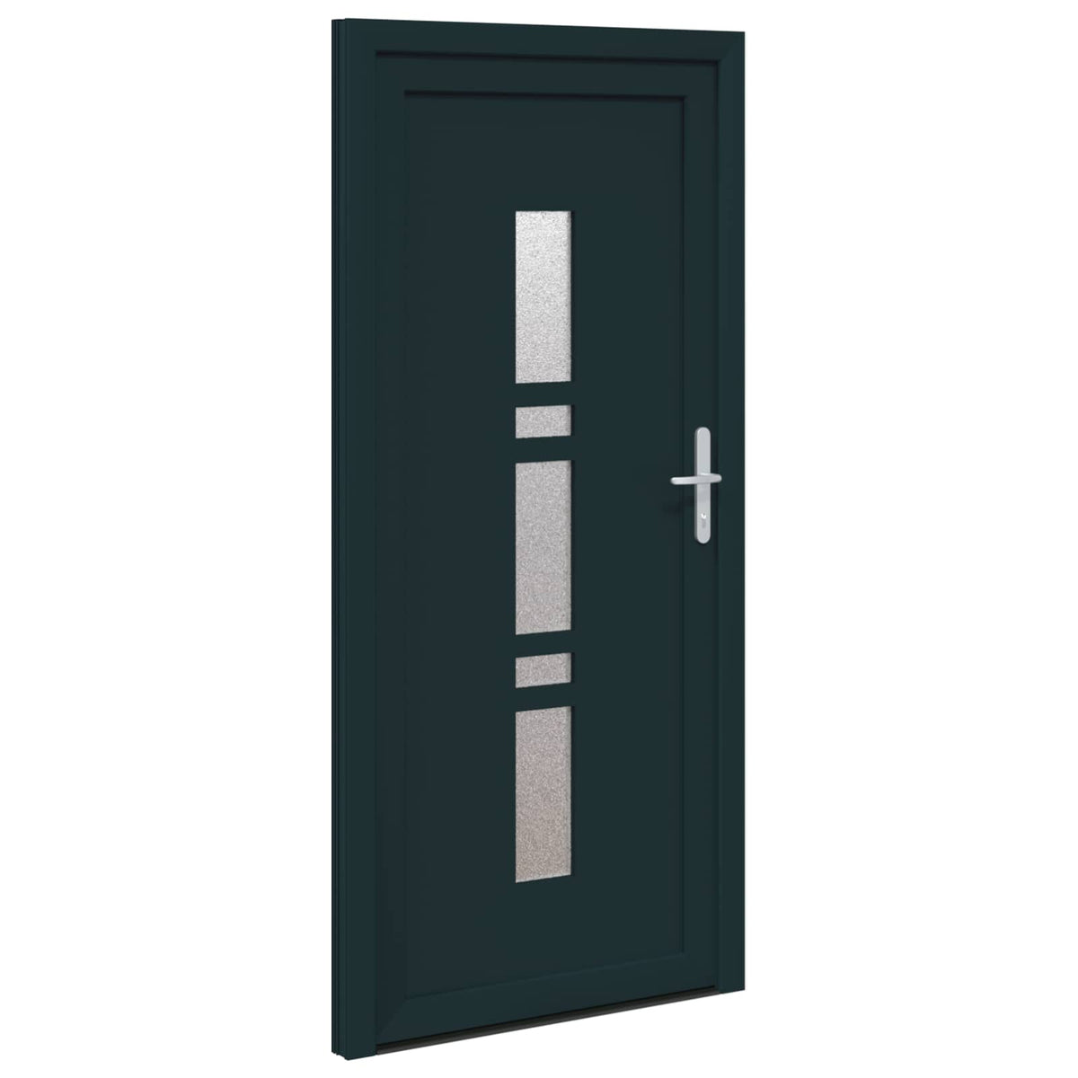 Hoveddør 88 x 200 cm PVC Antracit