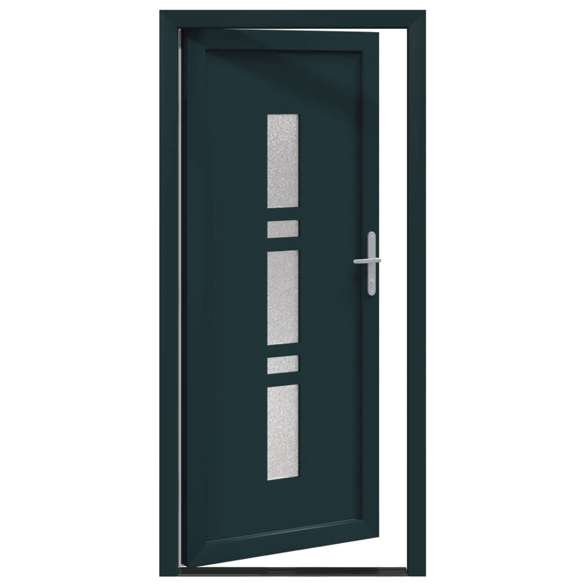 Hoveddør 98 x 200 cm PVC Antracit