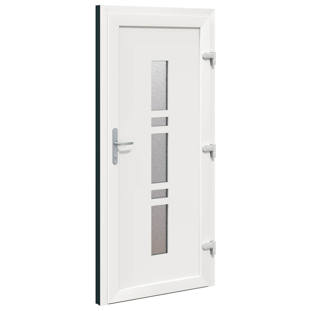 Hoveddør 98 x 200 cm PVC Antracit