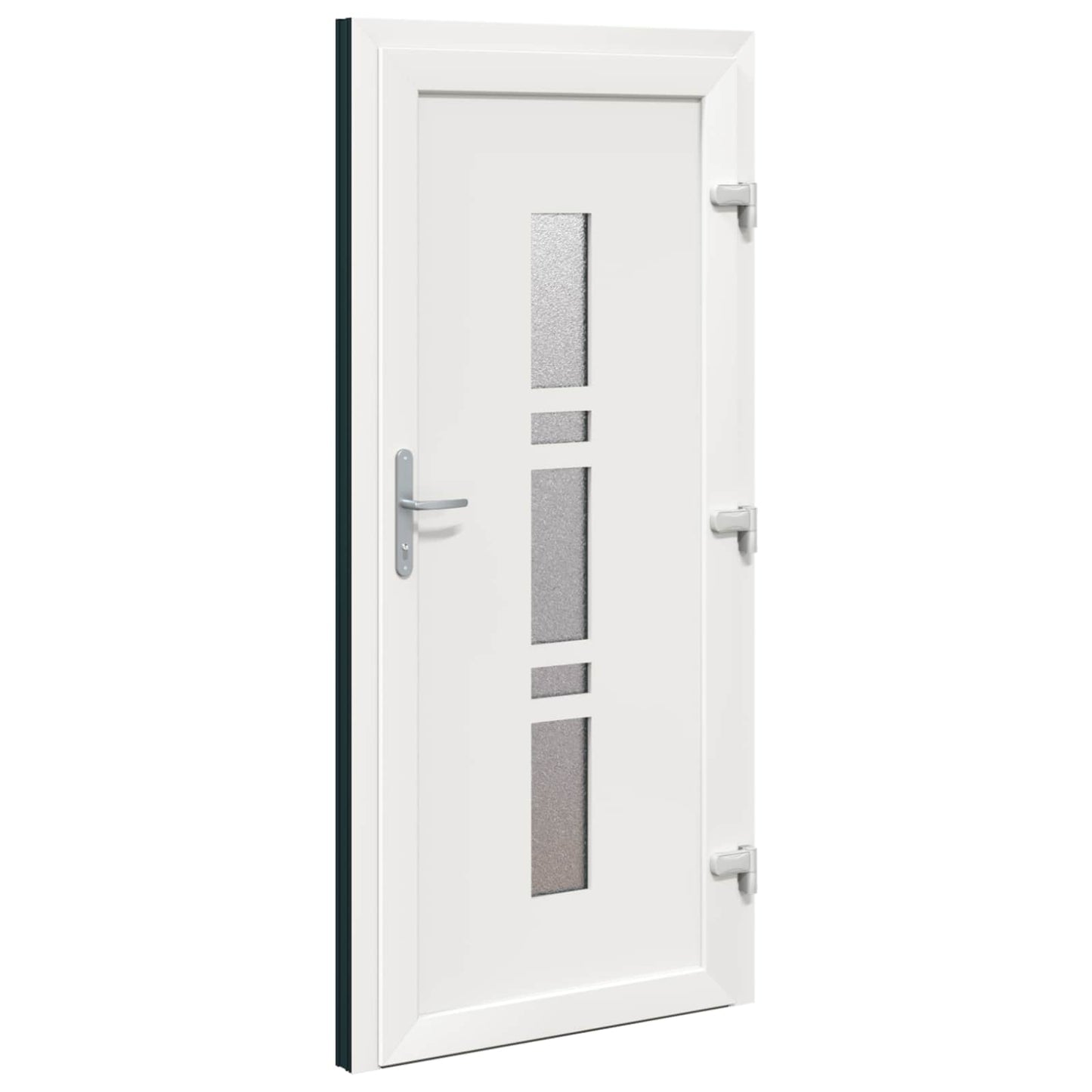 Hoveddør 98 x 208 cm PVC Antracit