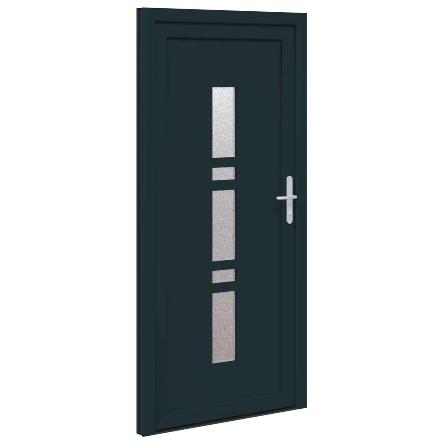 Hoveddør 108 x 208 cm PVC Antracit