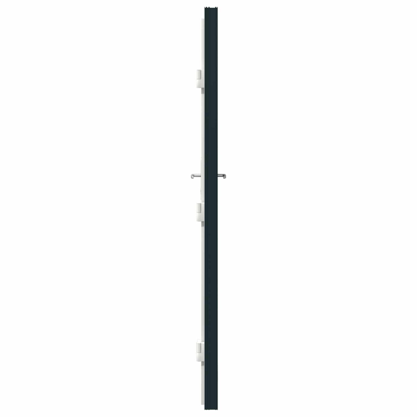 Hoveddør 108 x 208 cm PVC Antracit