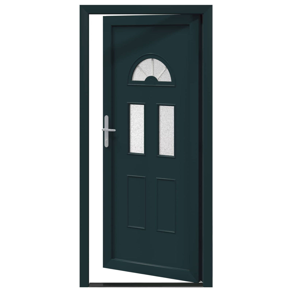 Hoveddør 88 x 200 cm PVC Antracit