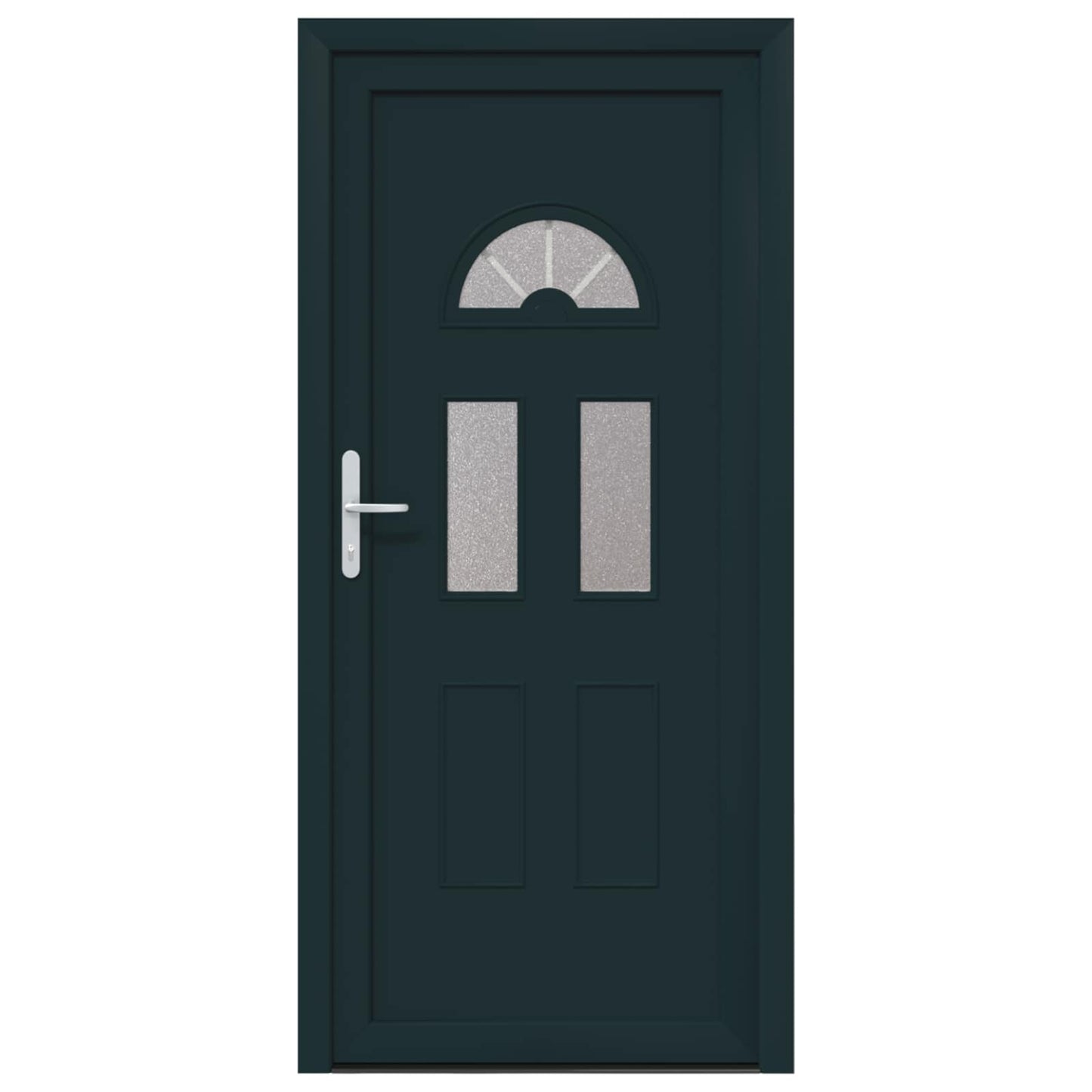 Hoveddør 88 x 200 cm PVC Antracit