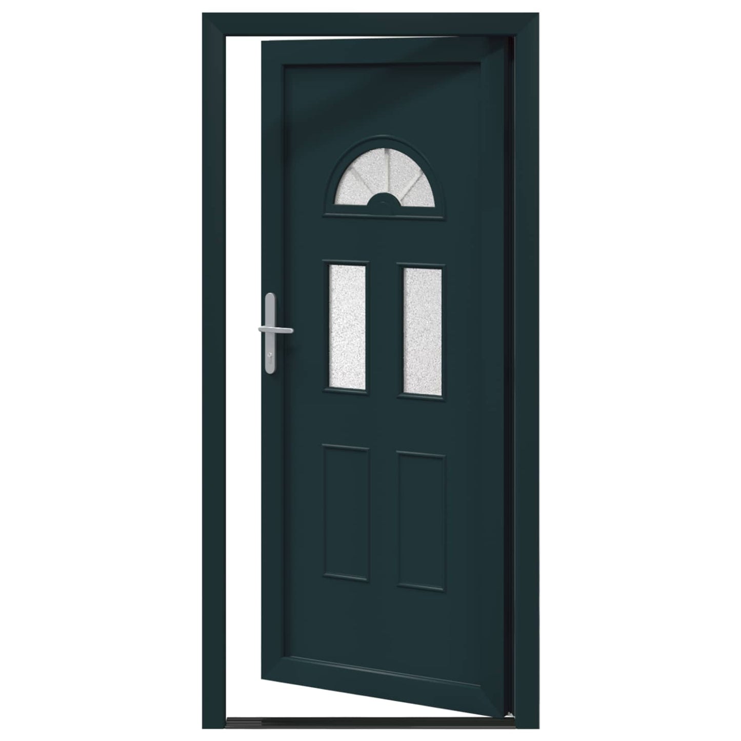 Hoveddør 110 x 210 cm PVC Antracit