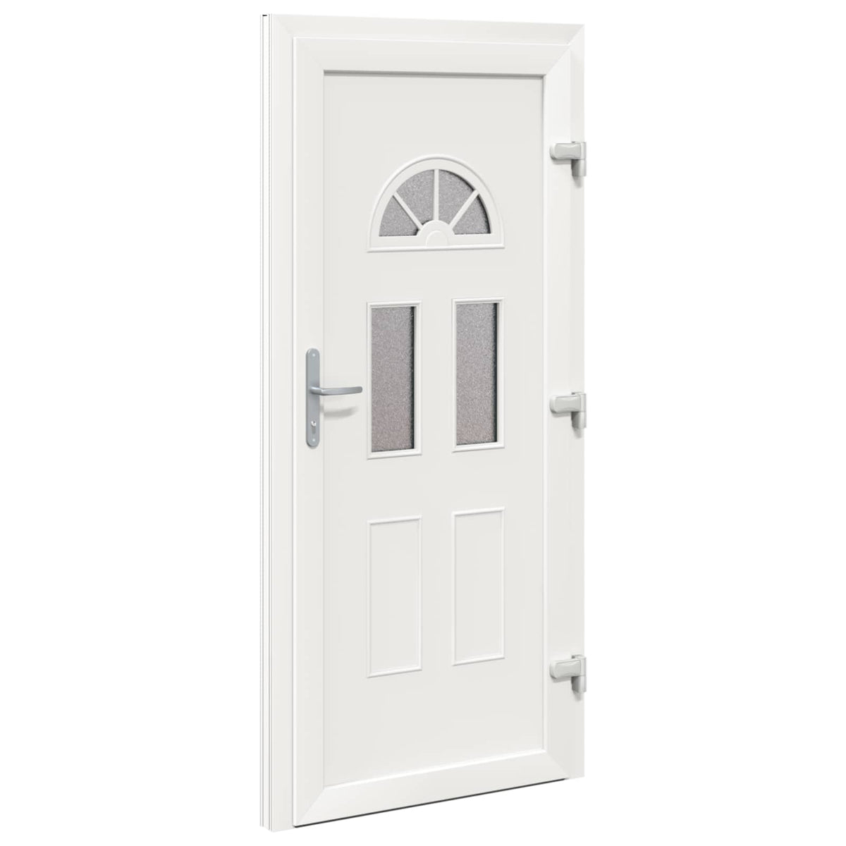 Hoveddør 98 x 198 cm PVC Antracit
