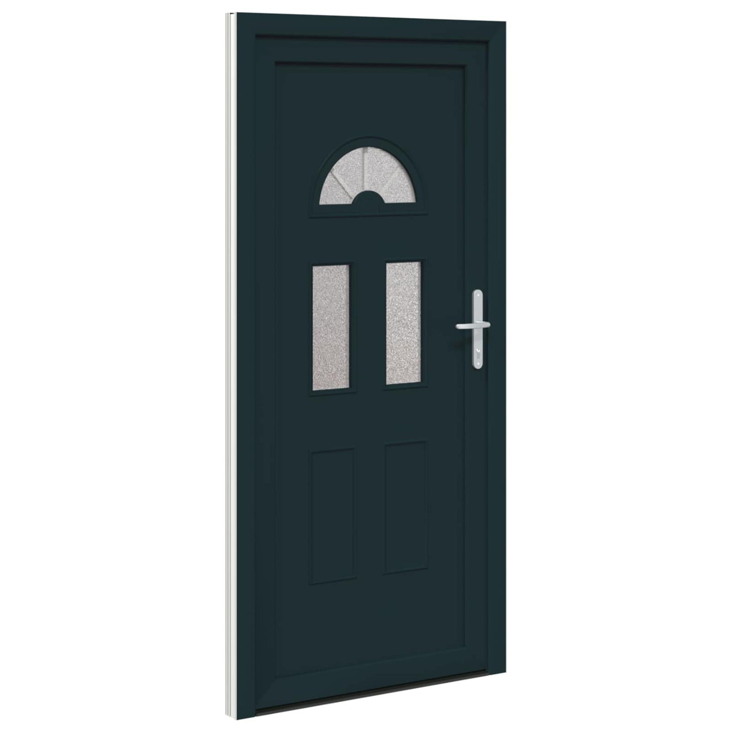 Hoveddør 88 x 200 cm PVC Antracit