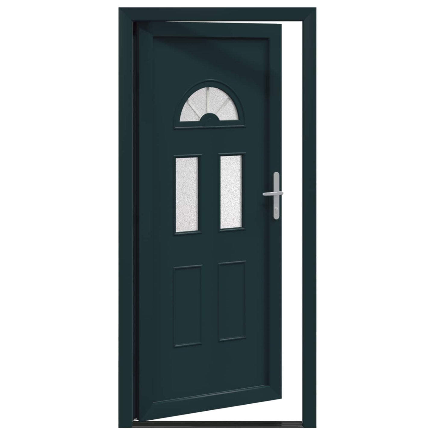 Hoveddør 88 x 200 cm PVC Antracit