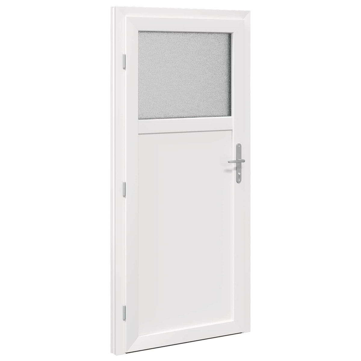 Sideskabsdør 98 x 198 cm PVC Antracit