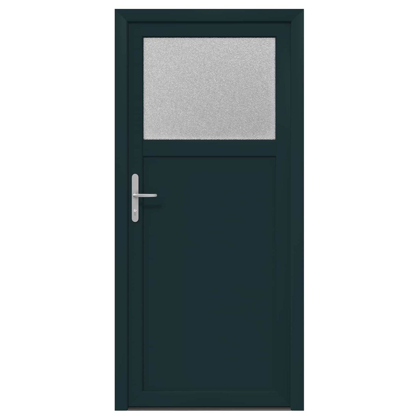 Sideskabsdør 98 x 198 cm PVC Antracit