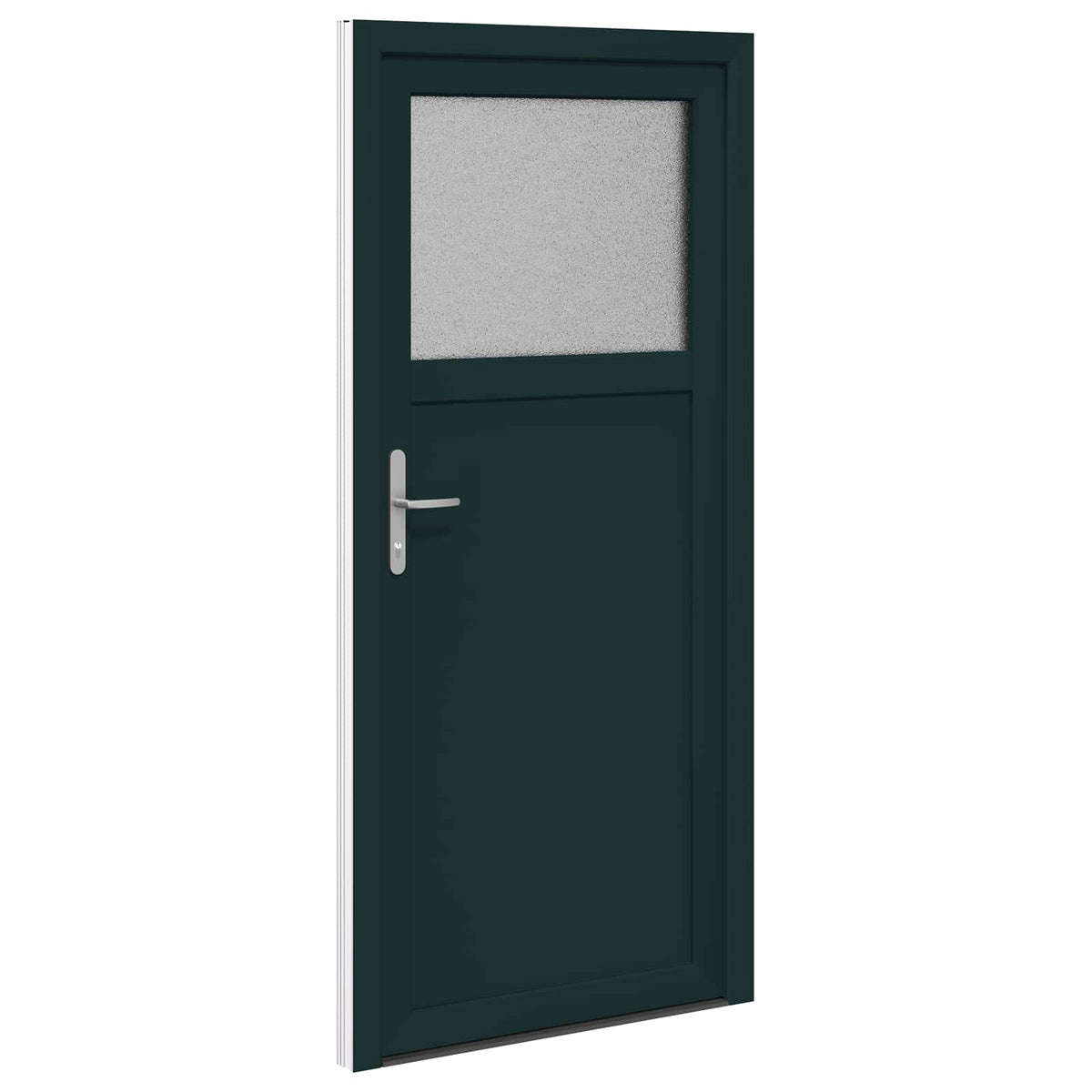 Sideskabsdør 88 x 198 cm PVC Antracit