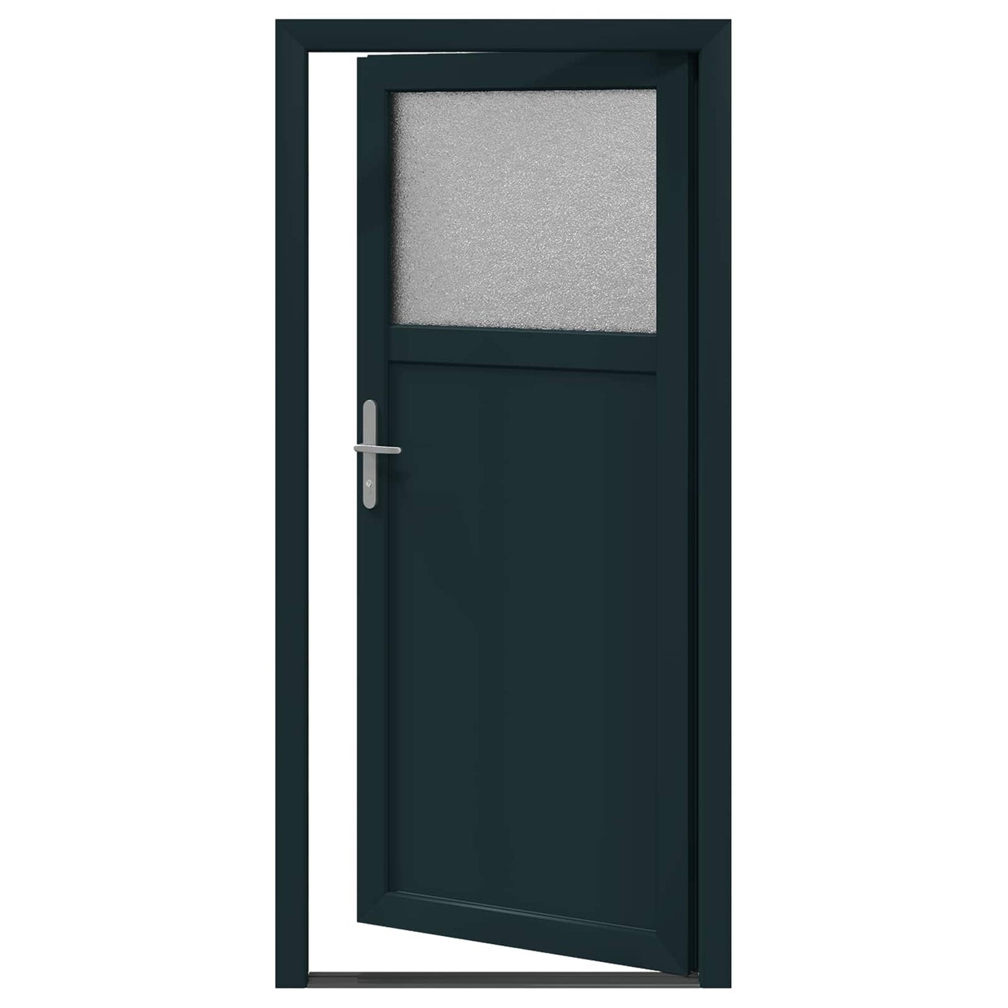 Sideskabsdør 88 x 198 cm PVC Antracit