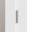 Sideskabsdør 98 x 198 cm PVC Antracit