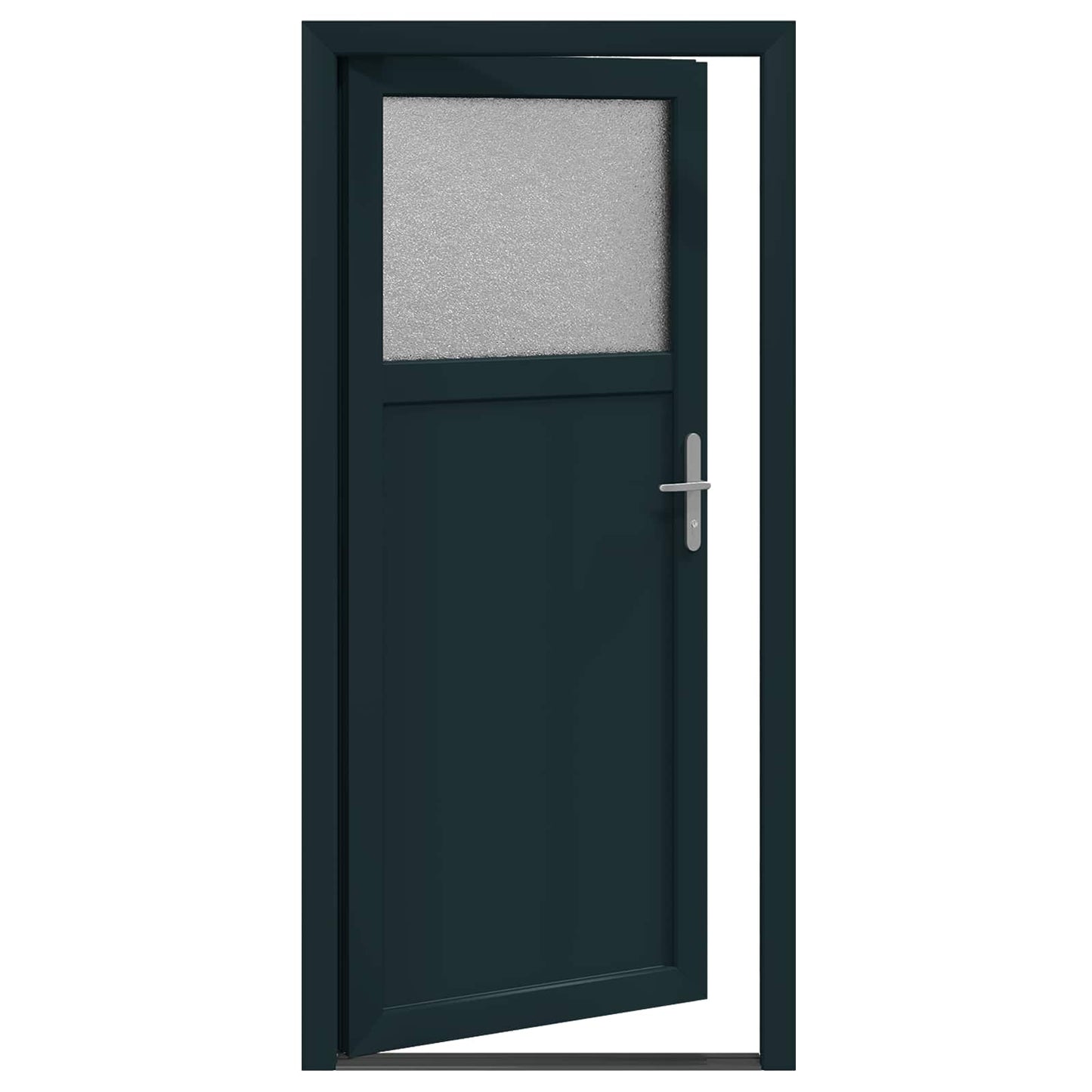 Sideskabsdør 98 x 198 cm PVC Antracit