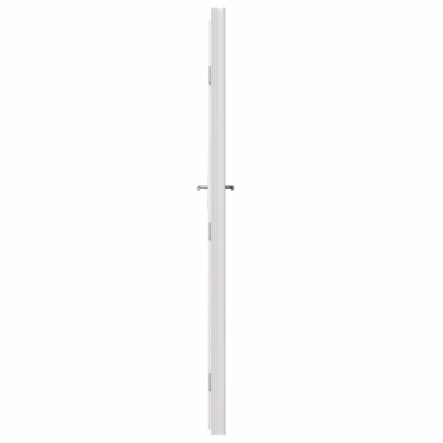 Sideskabsdør 88 x 198 cm PVC Antracit