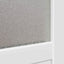 Sideskabsdør 98 x 198 cm PVC Hvid