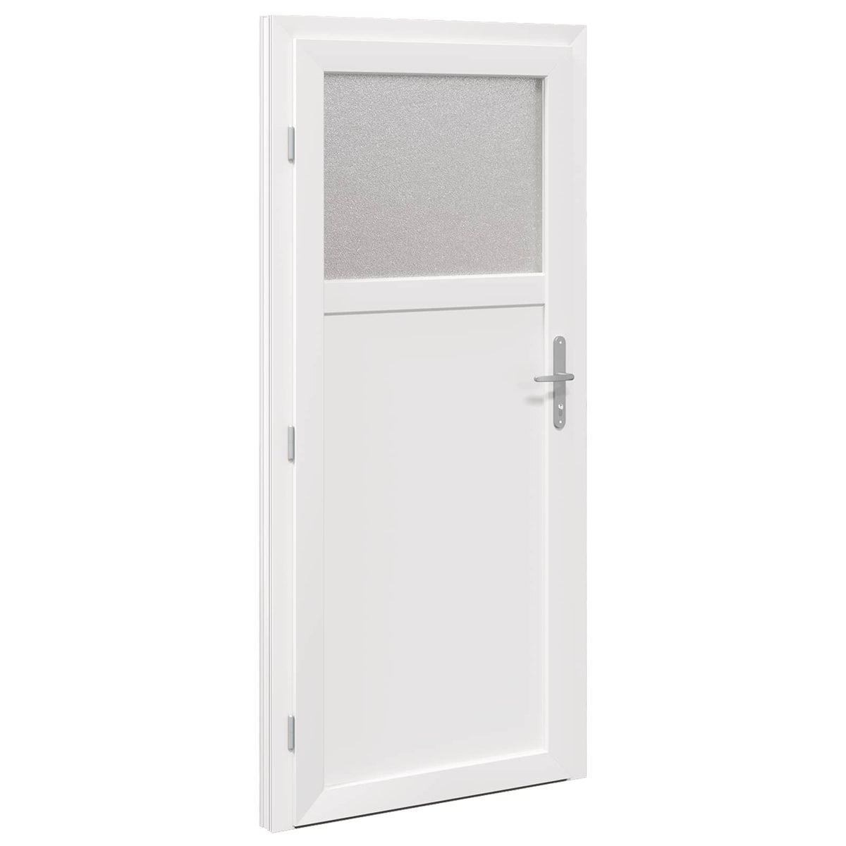 Sideskabsdør 98 x 198 cm PVC Hvid