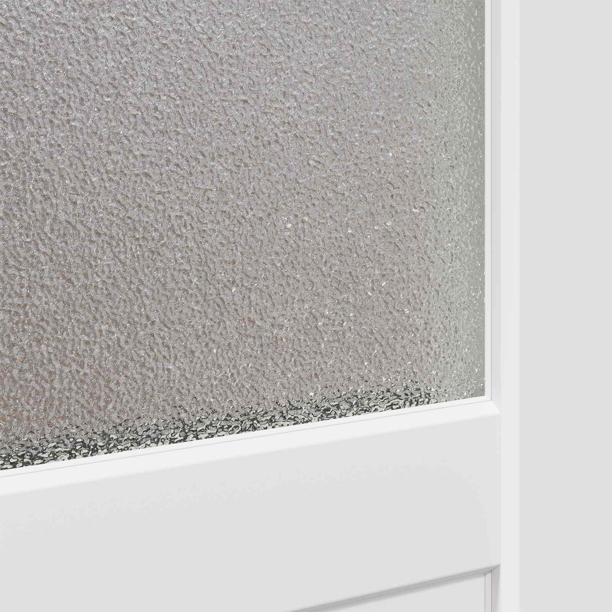 Sideskabsdør 88 x 198 cm PVC Hvid