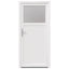 Sideskabsdør 88 x 198 cm PVC Hvid