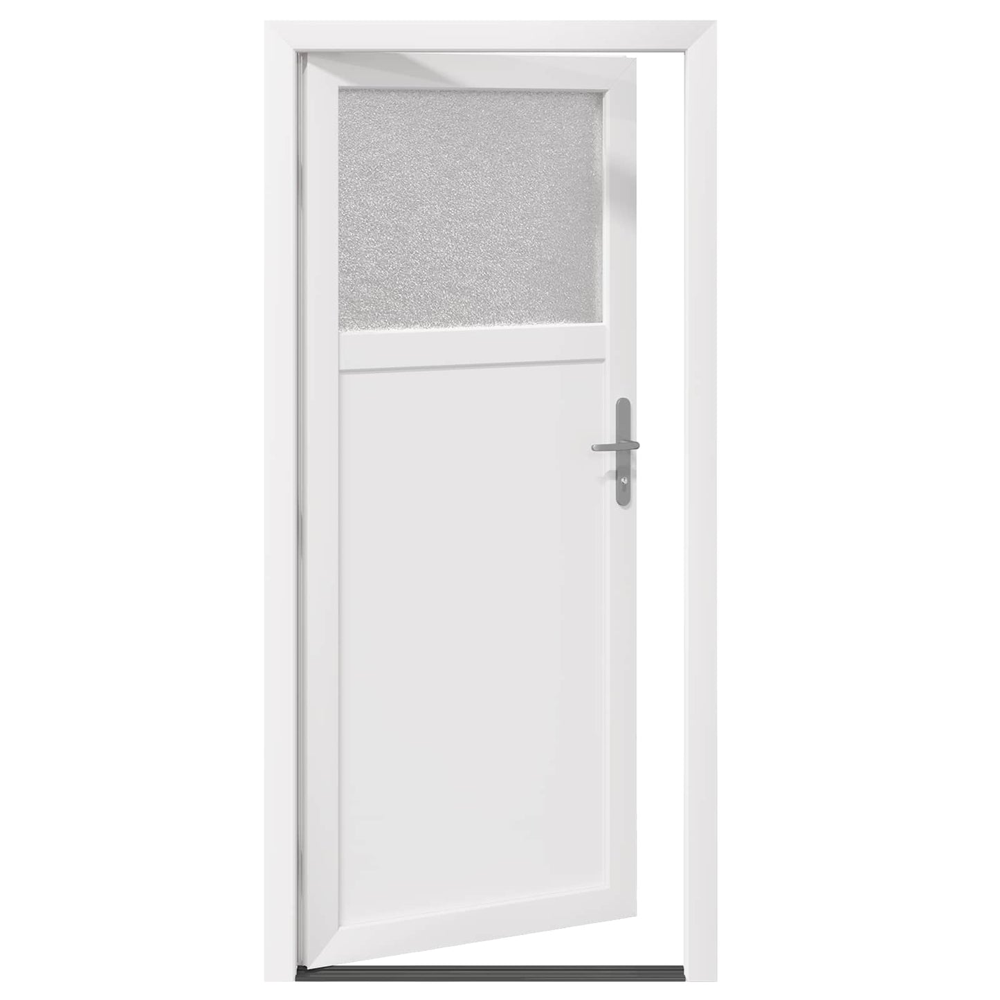 Sideskabsdør 98 x 198 cm PVC Hvid