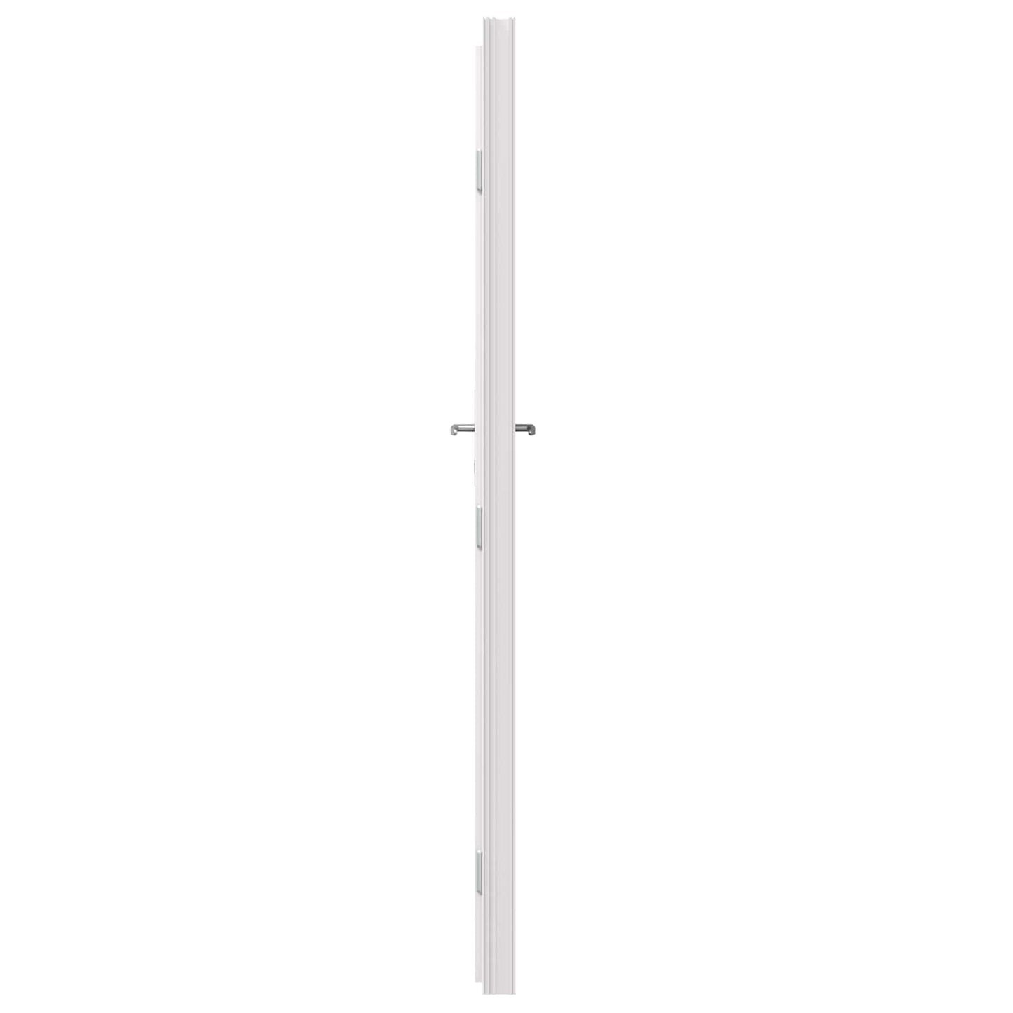 Sideskabsdør 98 x 198 cm PVC Hvid