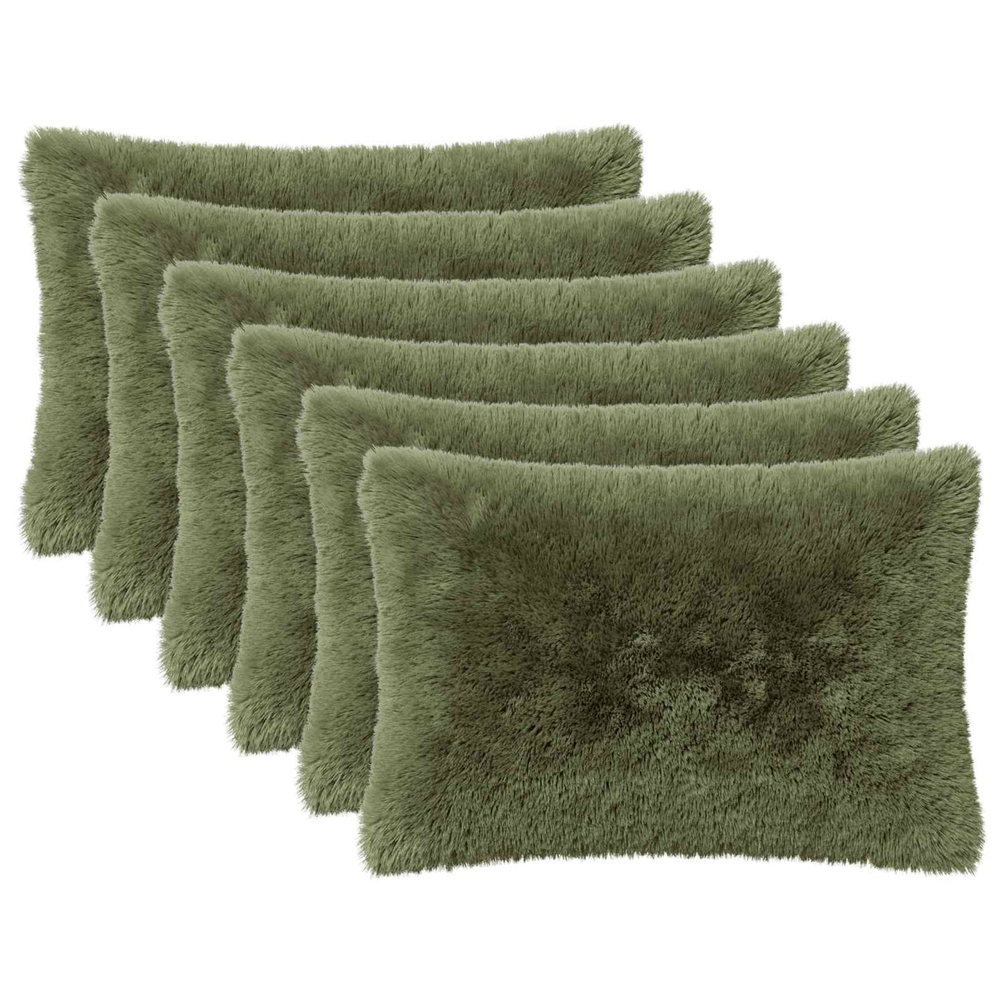 Pude med pude HEERLEN 6 stk. Grøn PV Fleece