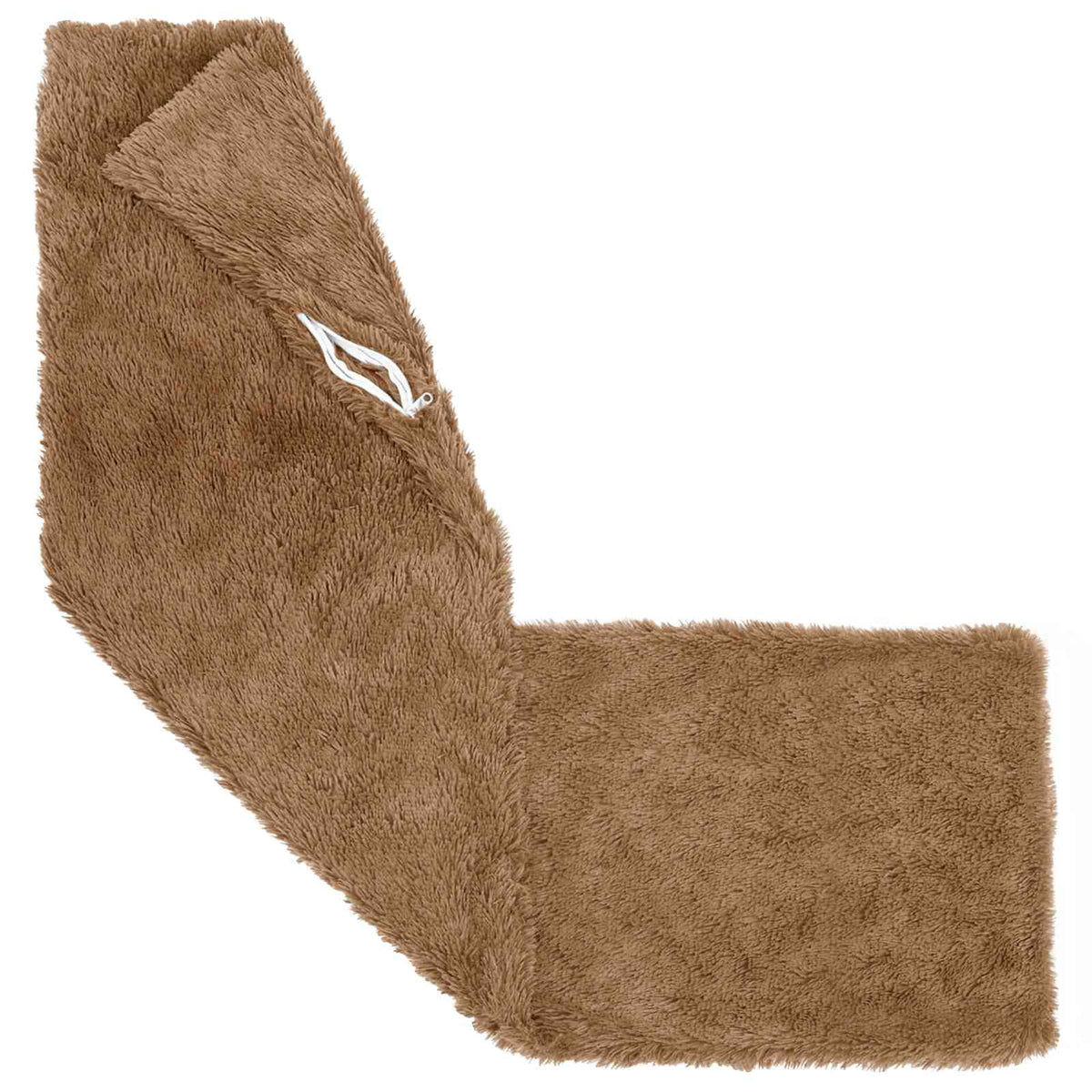 Pude med pude HEERLEN 2 stk. Gråbrun PV Fleece