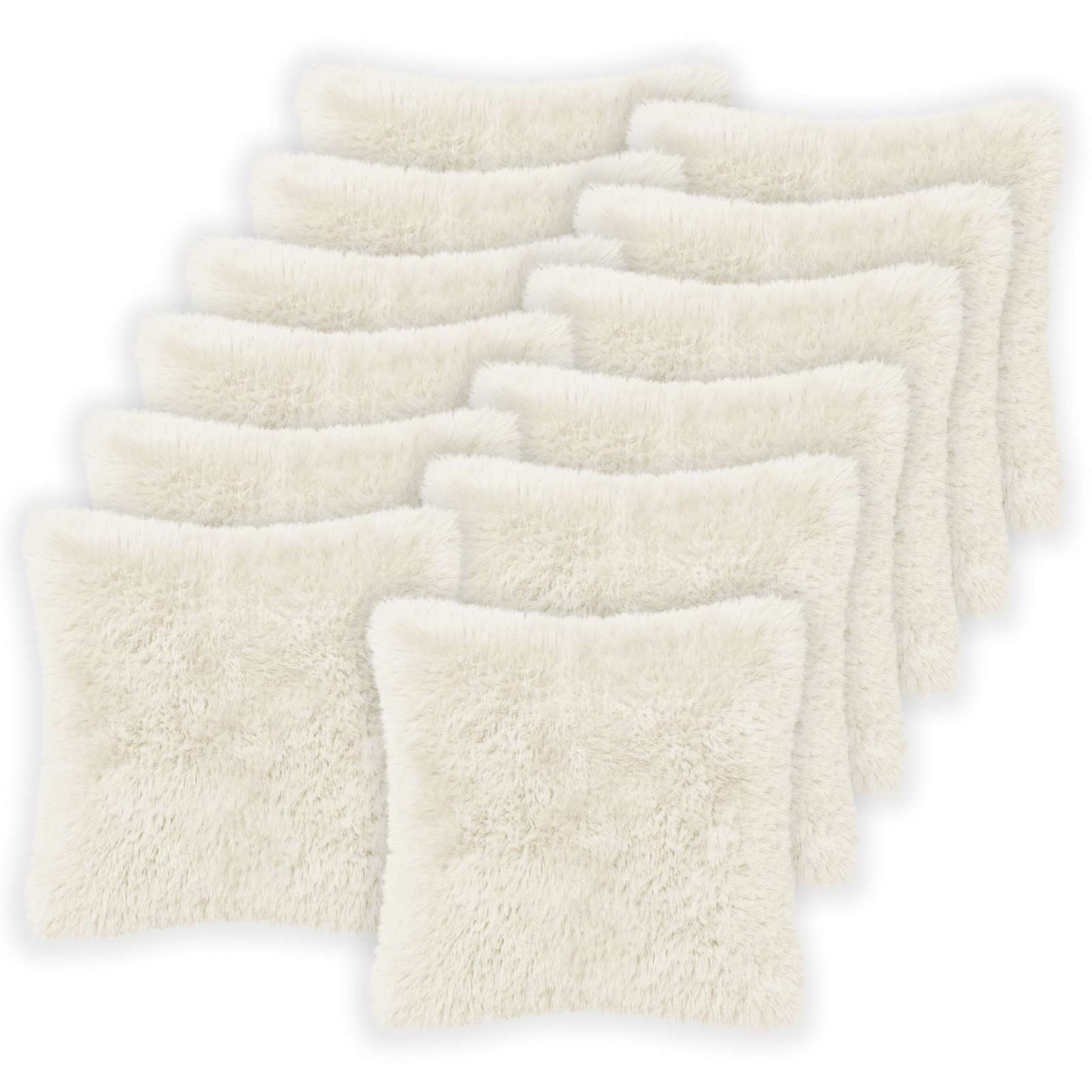 Pude med pude HEERLEN 6 stk. Hvid PV Fleece