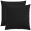 Pude med pude HEERLEN 2 stk. Sort Stof