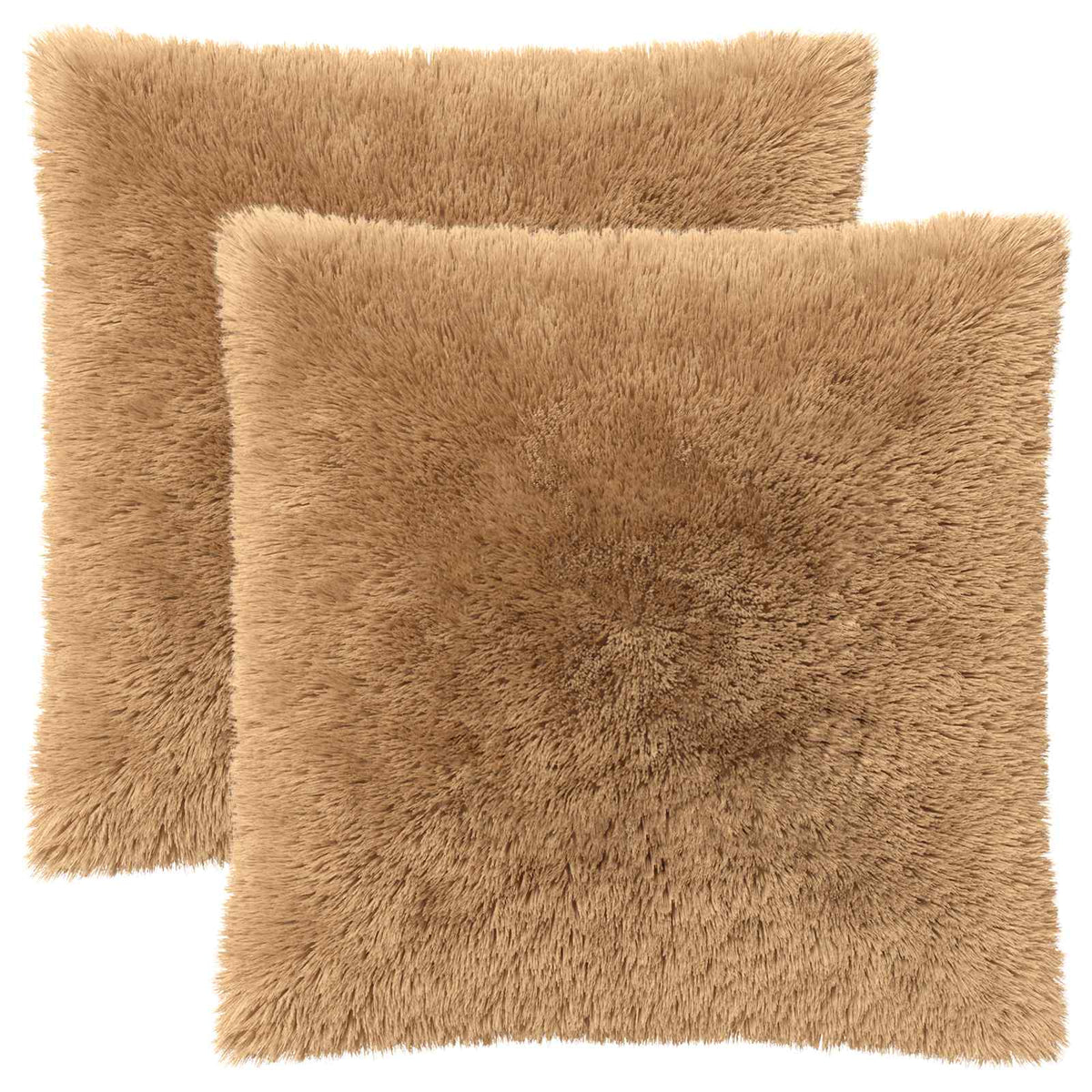 Pude med pude HEERLEN 2 stk. Gråbrun PV Fleece