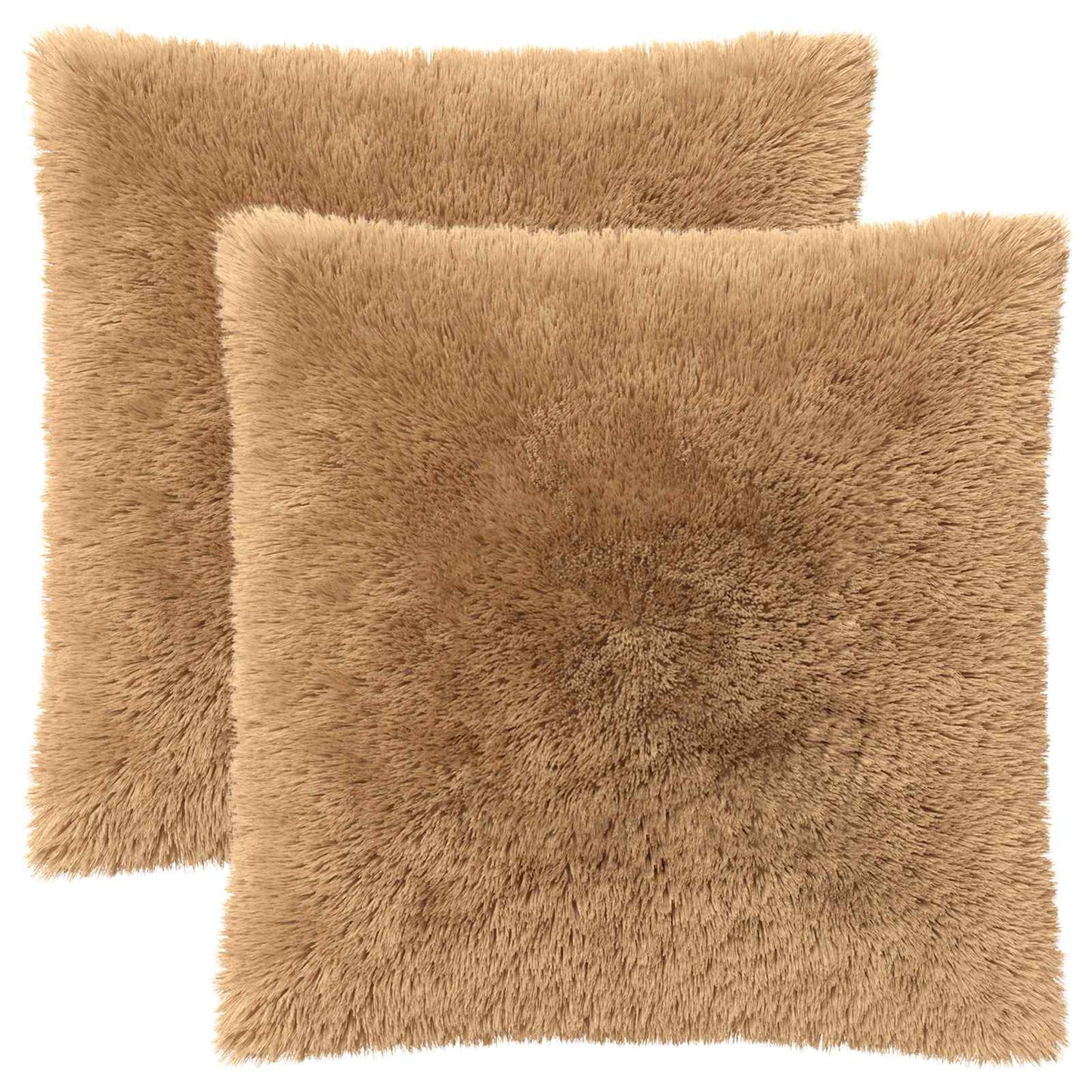 Pude med pude HEERLEN 2 stk. Gråbrun PV Fleece
