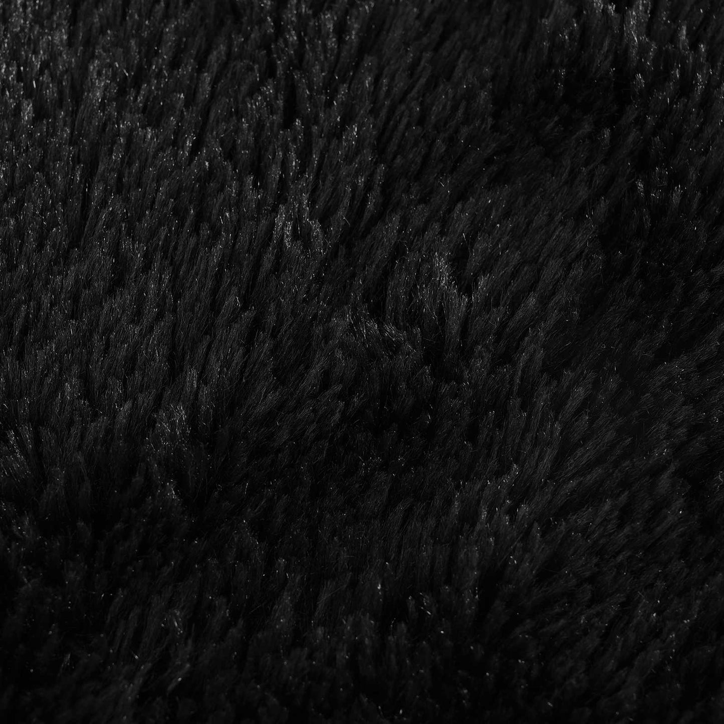 Pude med pude HEERLEN 6 stk. Sort PV Fleece