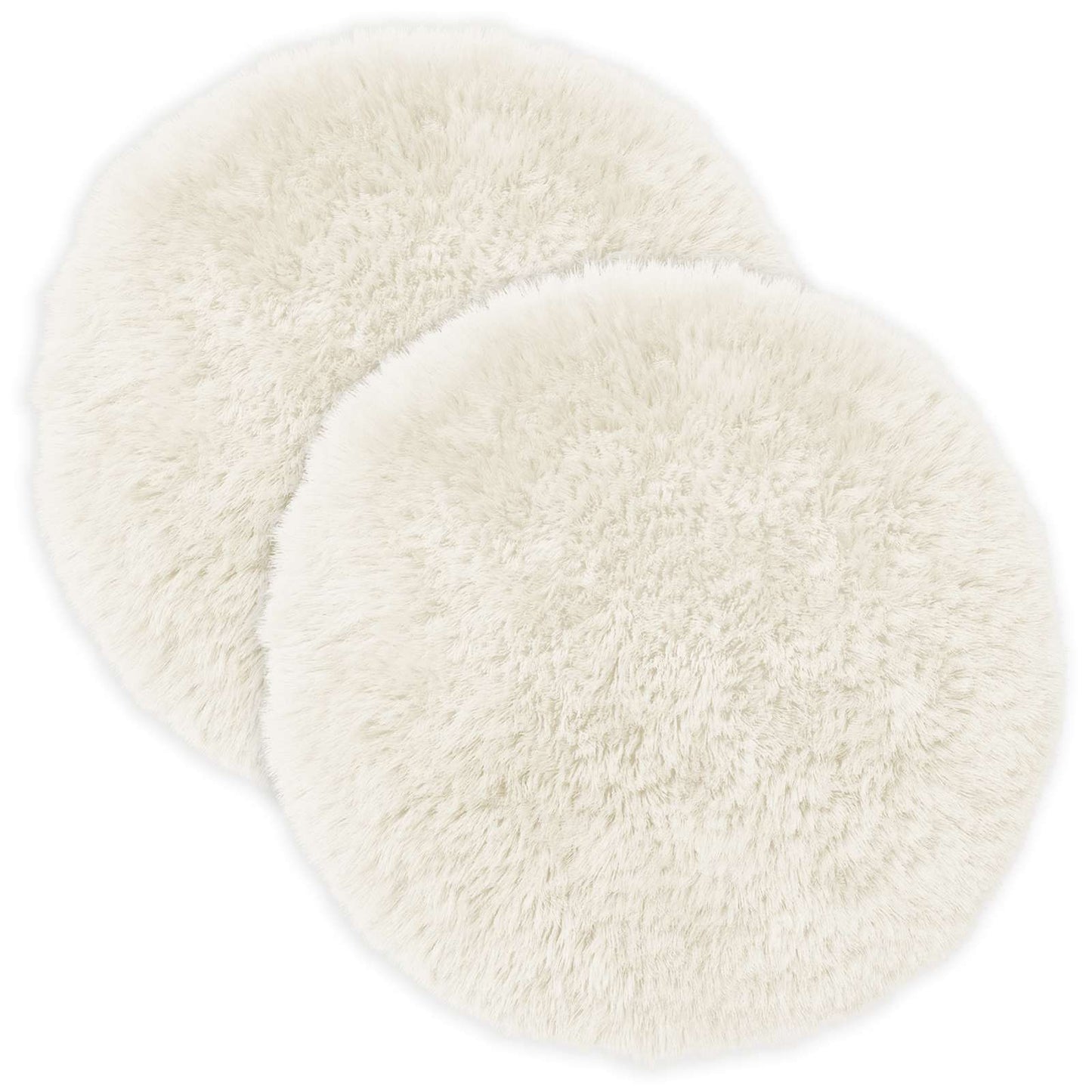 Pude med pude HEERLEN 2 stk. Hvid PV Fleece