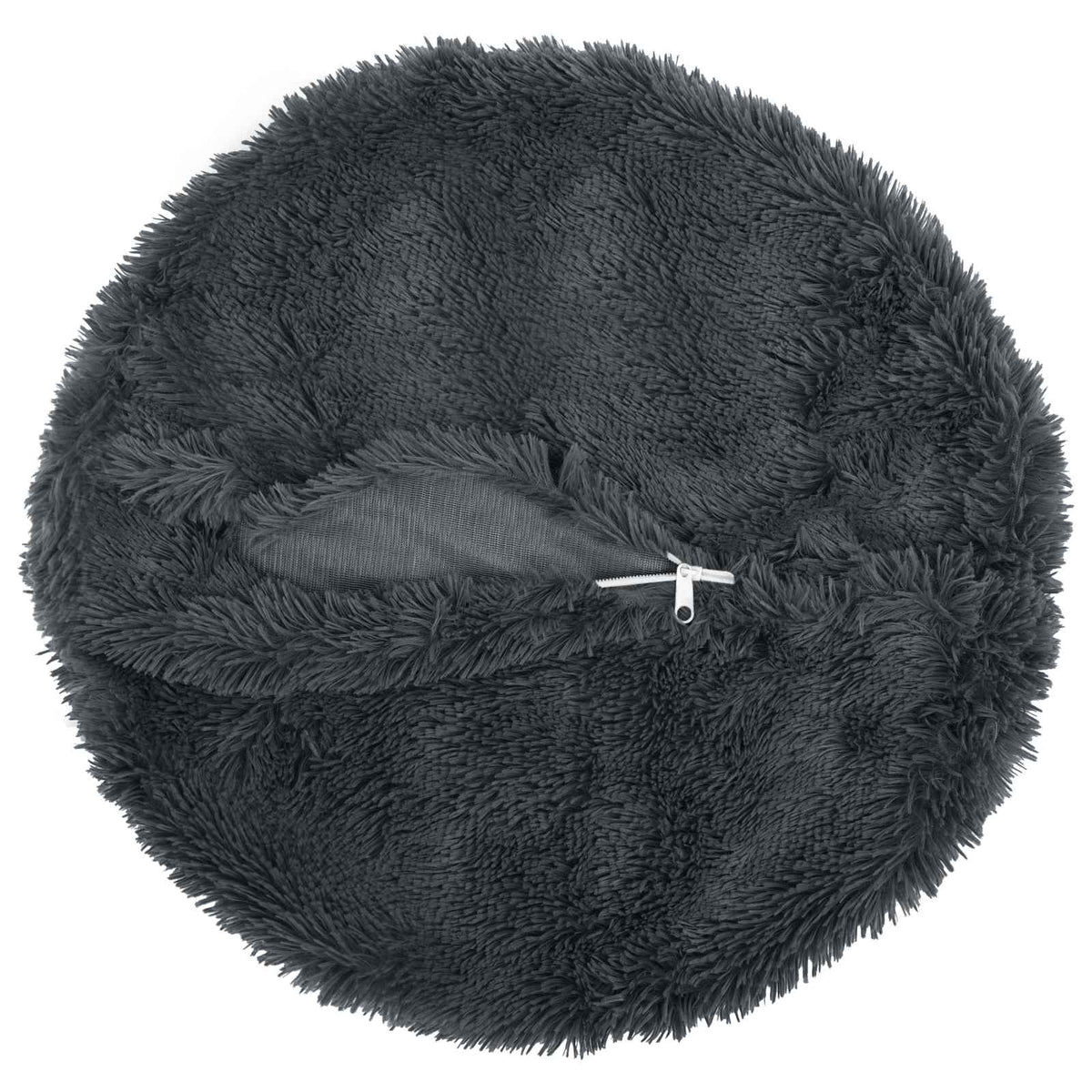 Pude med pude HEERLEN 2 stk. Antracit PV Fleece