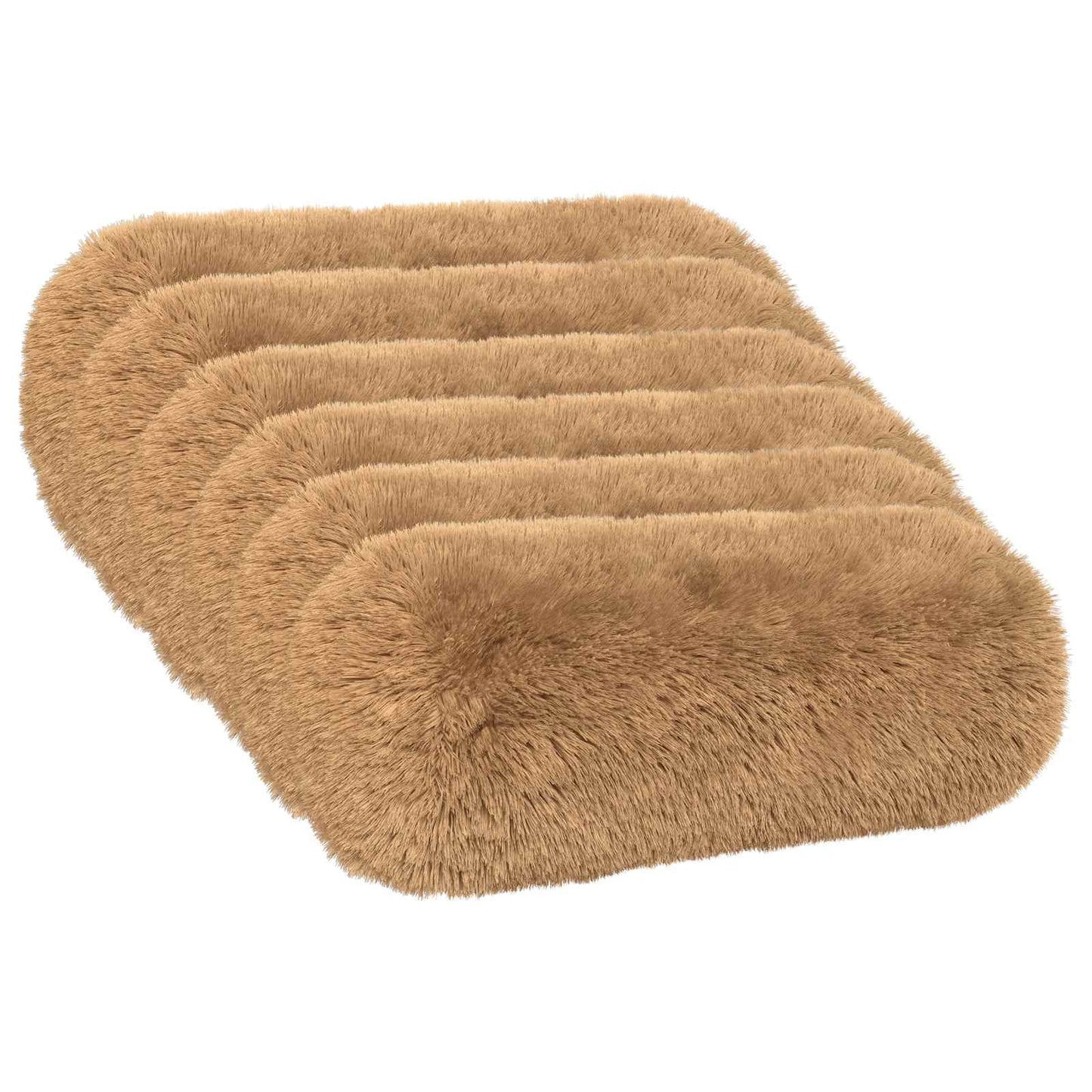 Pude med pude HEERLEN 6 stk. Gråbrun PV Fleece