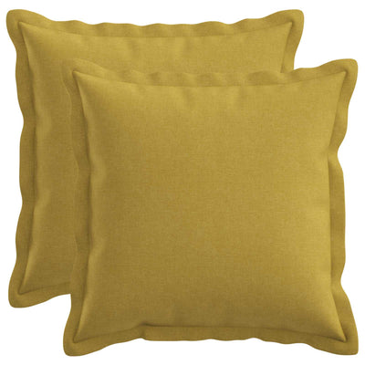 Pude med pude HOUTEN 2 stk. Lys grøn Faux Linned