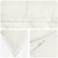 Pude med pude HOUTEN 6 stk. Hvid Faux Linned