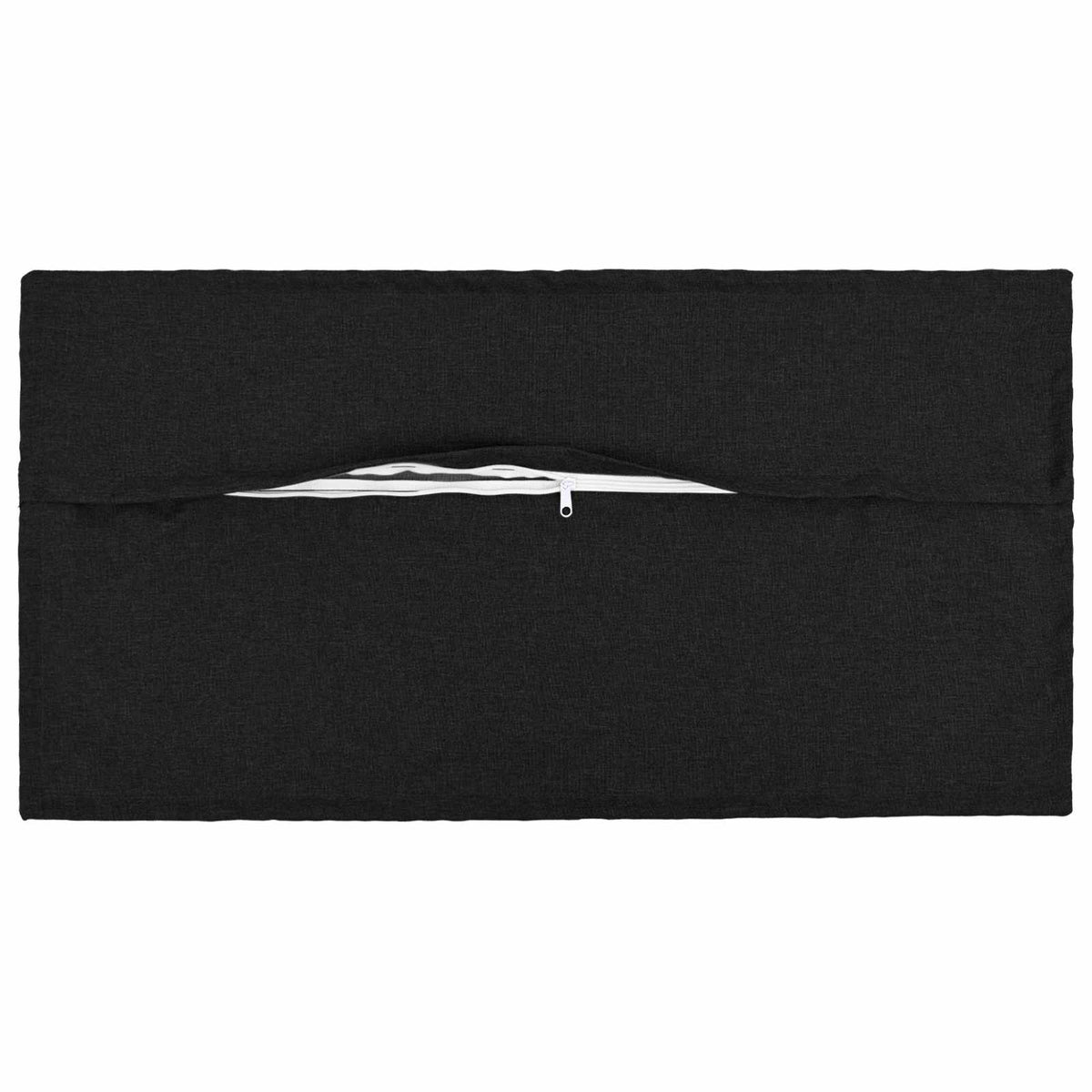 Pude med pude HOUTEN 2 stk. Sort Faux Linned