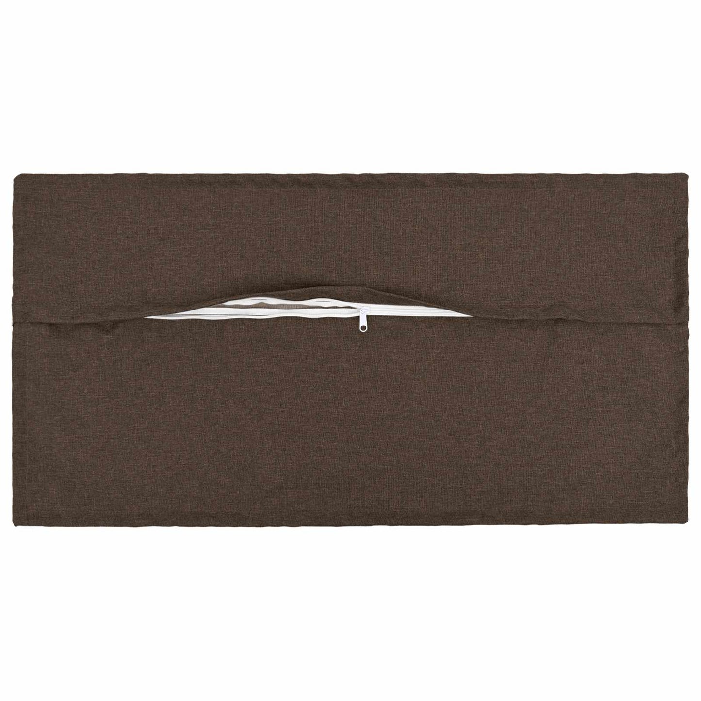 Pude med pude HOUTEN 2 stk. Gråbrun Faux Linned