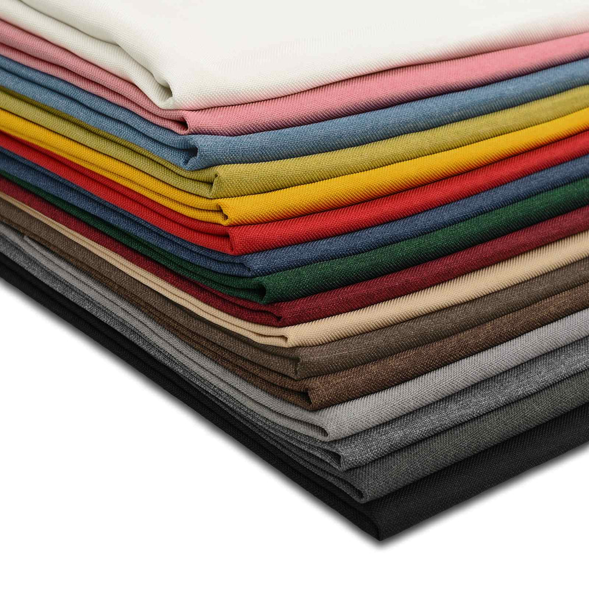 Pude med pude HOUTEN 6 stk. Lyserød Faux Linned