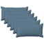 Pude med pude HOUTEN 6 stk. Jeans blå Faux Linned