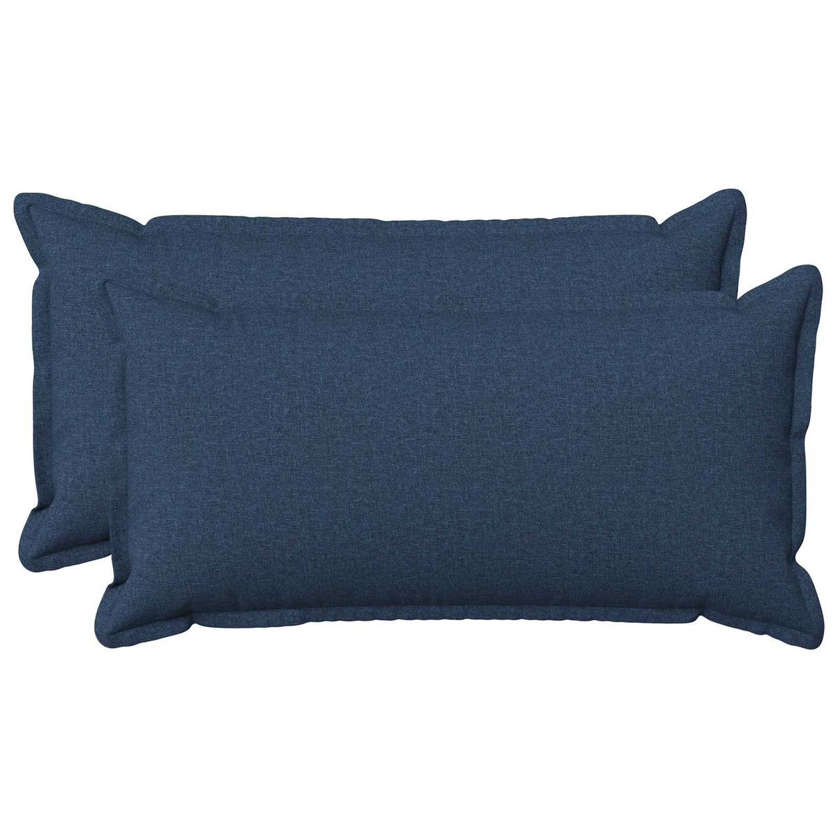 Pude med pude HOUTEN 2 stk. Blå Faux Linned