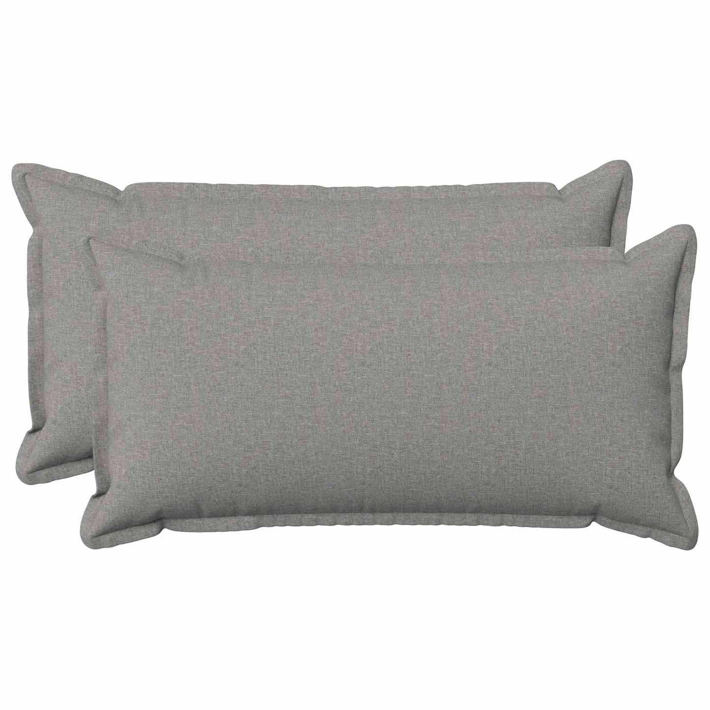 Pude med pude HOUTEN 2 stk. Skygrå Faux Linned