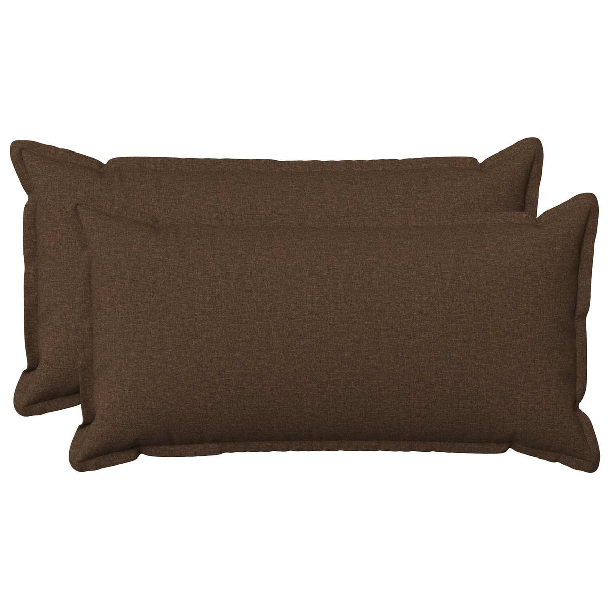 Pude med pude HOUTEN 2 stk. Brun Faux Linned